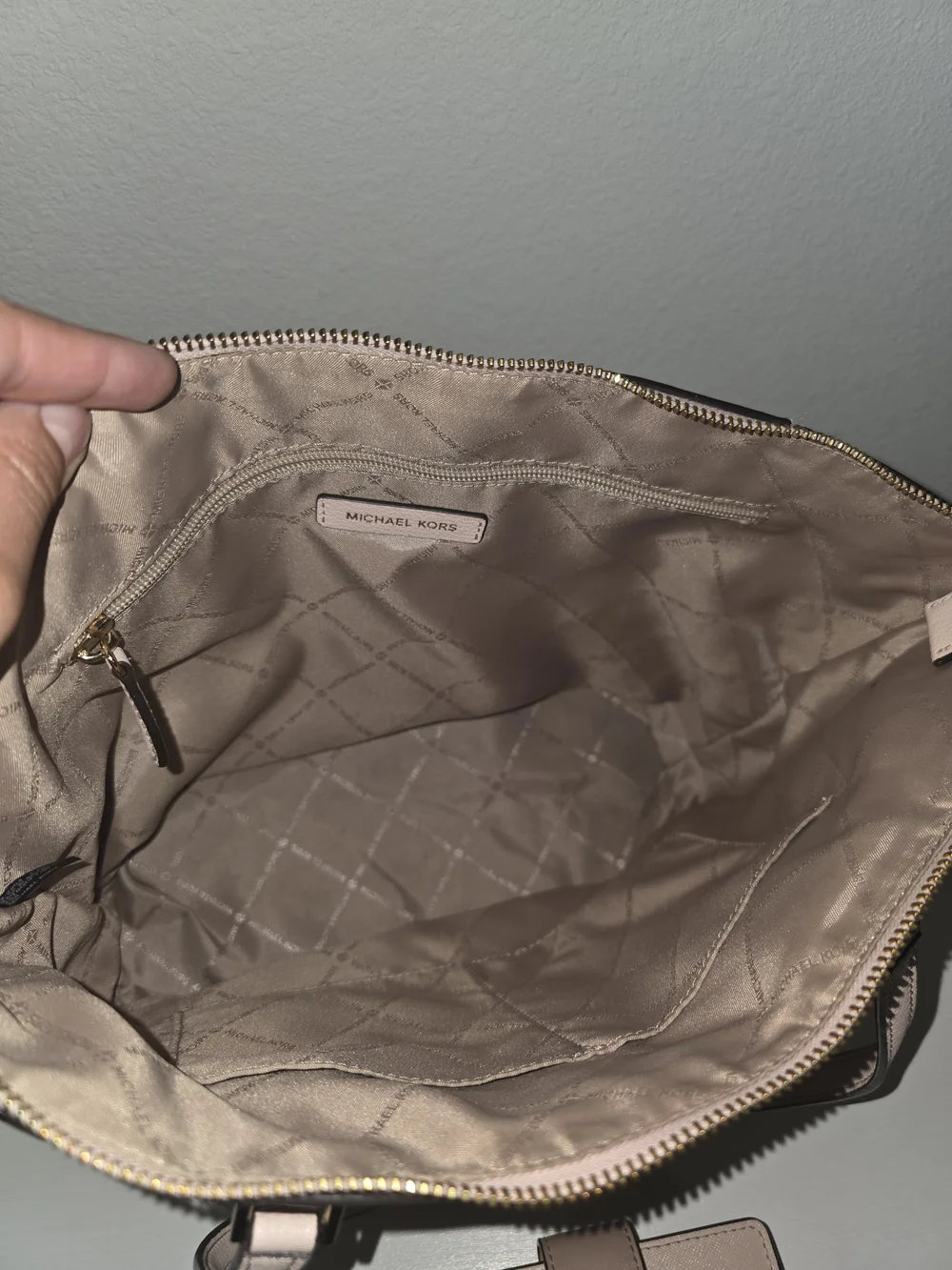 Michael Kors Pink MK Signature Tote with Wallet